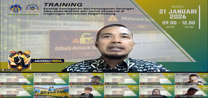 Direktorat Teknologi Informasi UNP Gelar Pelatihan Keamanan