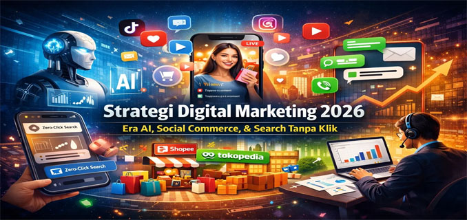 Tren Internet Marketing Terkini, Cara Bisnis Bertahan di Era Algoritma dan Konten AI